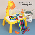 Giraffe Projection Painting Table with Music (Large Size)